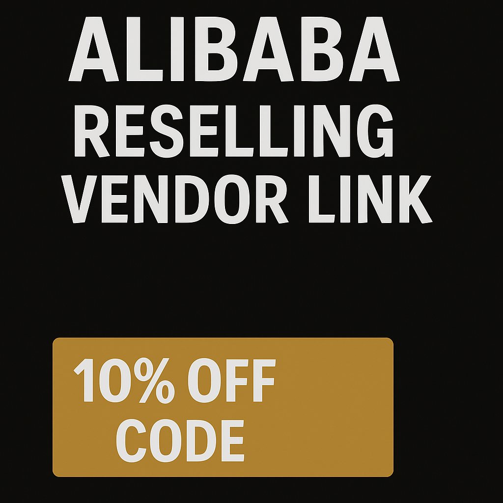 RESELLING VENDOR LINK AND 10% OFF CODE